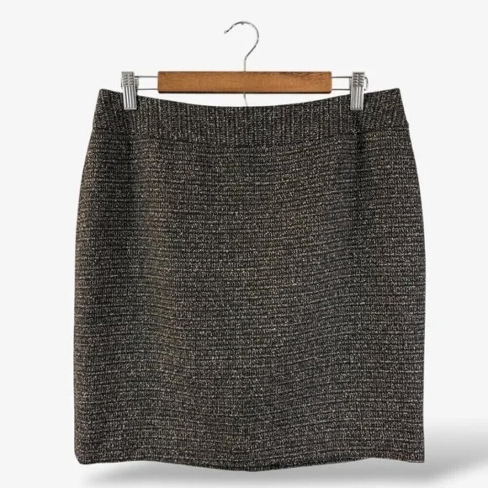 NEW Halogen Tweed Mini Skirt, Brown Sz 6